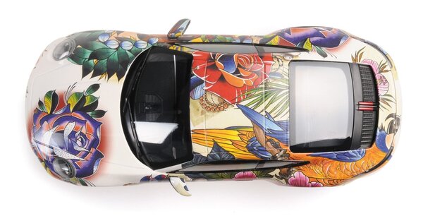 Porsche Porsche 911 Carrera 4S Flower Design 2019 - 1:18 - Minichamps