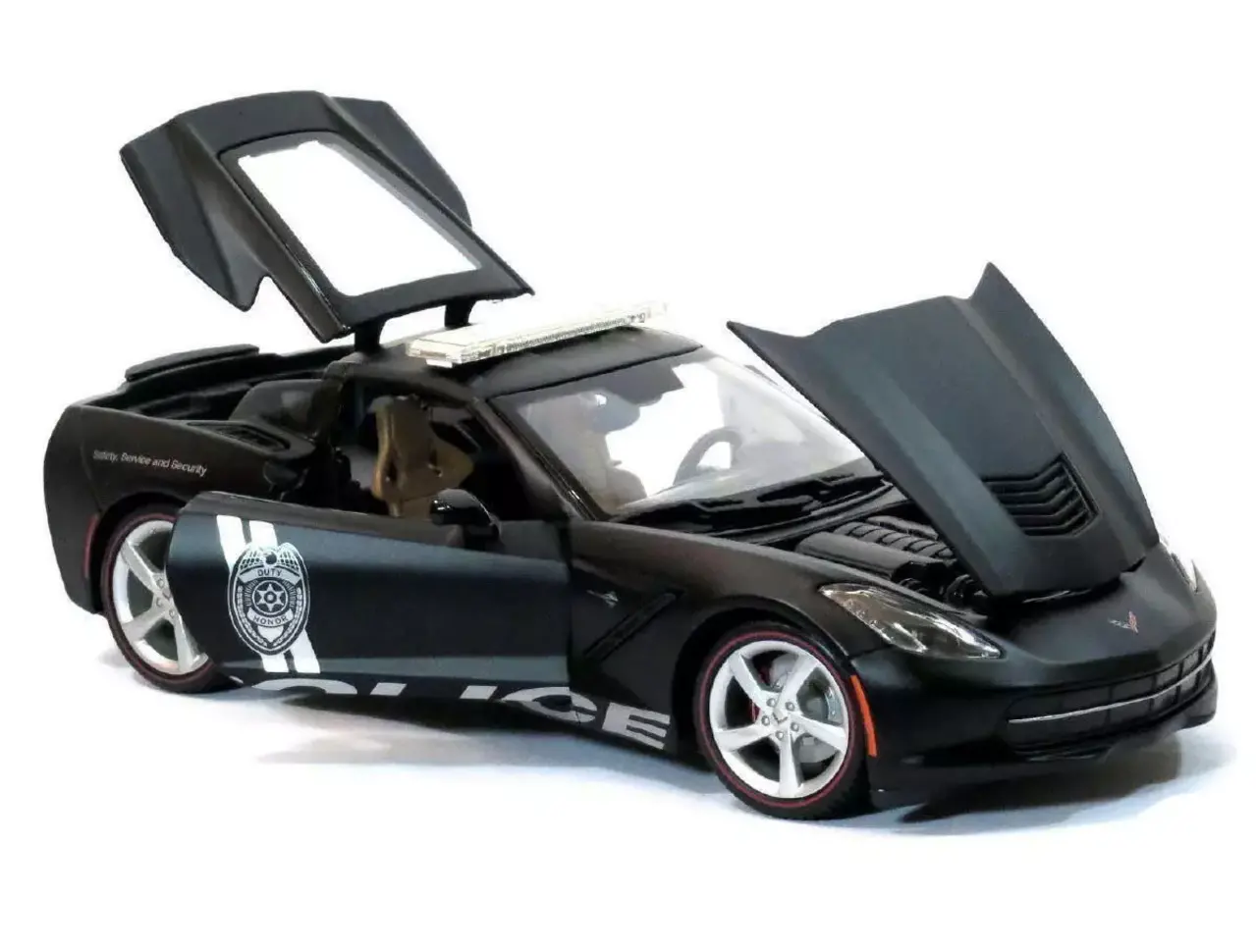 Chevrolet Chevrolet Corvette (C7) Stingray 2014 'Police' - 1:18 - Maisto Chevrolet Chevrolet Corvette (C7) Stingray 2014 'Police' - 1:18 - Maisto