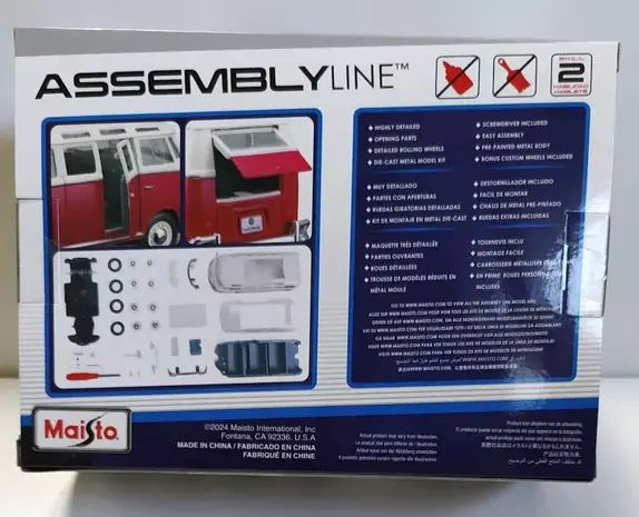 Volkswagen Volkswagen T1 Van Samba (Modelkit) - 1:24 - Maisto