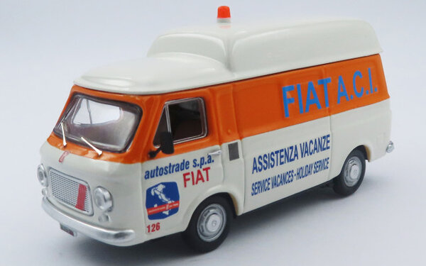 Fiat Fiat 238 Van High Roof ACI Holiday Assistance 1970 - 1:43 - Rio