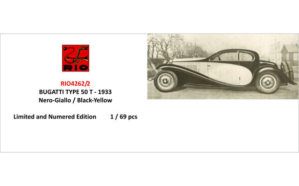 Bugatti Bugatti Type T50 1933 - 1:43 Bugatti Bugatti Type T50 1933 - 1:43