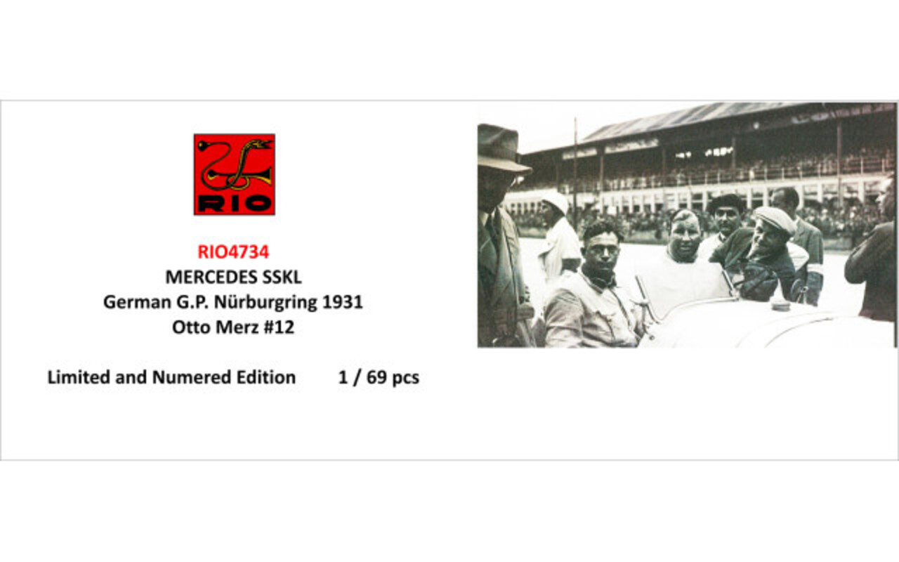 Mercedes-Benz Mercedes-Benz SSKL Spider #12 GP Germany 1931 - 1:43 - Rio