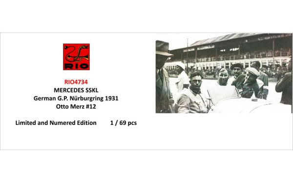 Mercedes-Benz Mercedes-Benz SSKL Spider #12 GP Germany 1931 - 1:43 - Rio