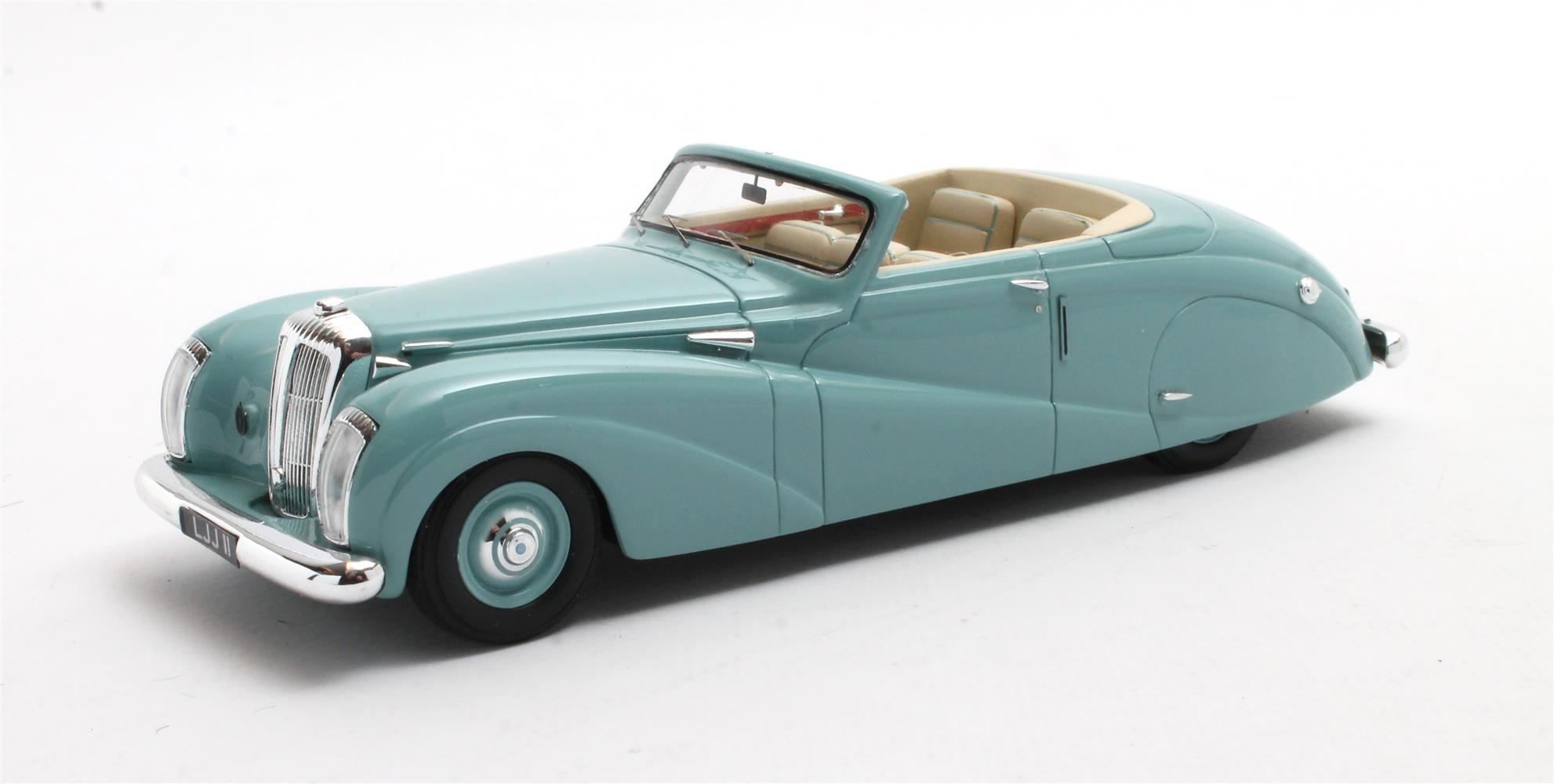 MATRIX MX40402-041 DAIMLER DB18 Hooper Empress Convertible 1951 Verte 1.43