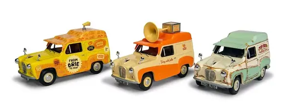 Austin Austin 35 (set) Delivery Van Collection 'Wallace & Gromit' Cheese Please  - 1:43 - Corgi