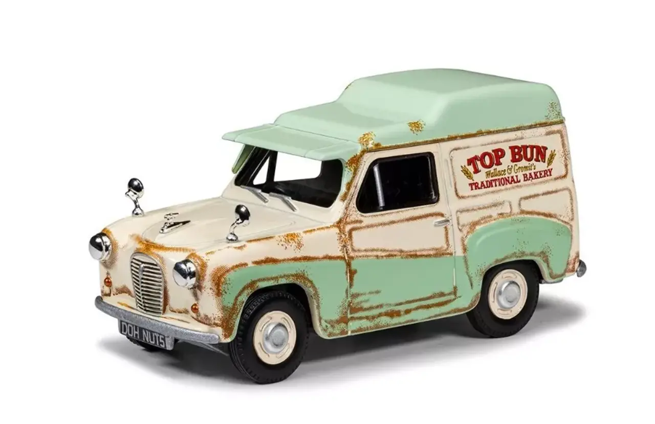 Austin Austin 35 (set) Delivery Van Collection 'Wallace & Gromit' Cheese Please  - 1:43 - Corgi