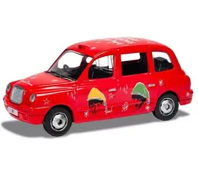 Austin Austin London Taxi LTI TX4 RHD 2007 The Beatles 'Christmas Taxi' - 1:36  - Corgi