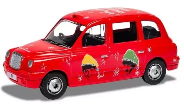 Austin AuAustin London Taxi LTI TX4 RHD 2007 The Beatles 'Christmas Taxi' - 1:36  - Corgi Austin AuAustin London Taxi LTI TX4 RHD 2007 The Beatles 'Christmas Taxi' - 1:36  - Corgi