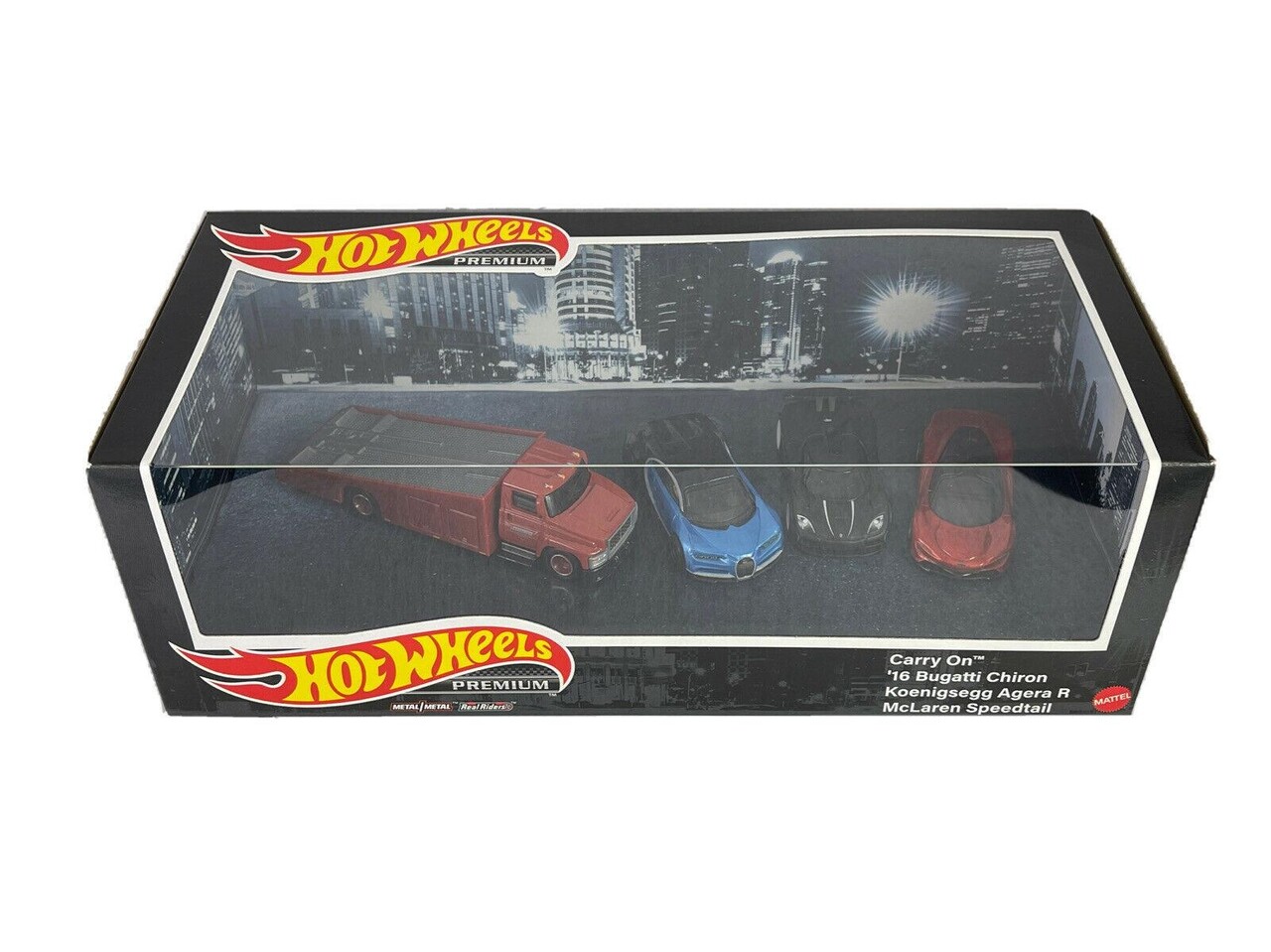 Hotwheels Hot Wheels Premium Track Day Set - 4 stuks Hotwheels Hot Wheels Premium Track Day Set - 4 stuks