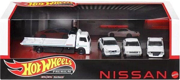 Hotwheels Hot Wheels Premium Nissan Set - 4 stuks Hotwheels Hot Wheels Premium Nissan Set - 4 stuks