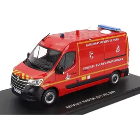 Renault Renault Master Van VEC Cynotechnic Equipment Fire Department Paris 2019 - 1:43  - Eligor Renault Renault Master Van VEC Cynotechnic Equipment Fire Department Paris 2019 - 1:43  - Eligor