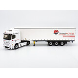 Mercedes-Benz Mercedes-Benz  Actros 5 1851 Truck 4x2 + Curtainside Semi Trailer 3 Axle 'Transactuel Transports 2018 s 2018  - 1:43 - Eligor