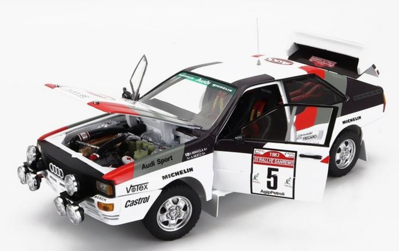 Audi Audi Quattro A2 #5 Rally San Remo 1983 - 1:18 - Sun Star Audi Audi Quattro A2 #5 Rally San Remo 1983 - 1:18 - Sun Star