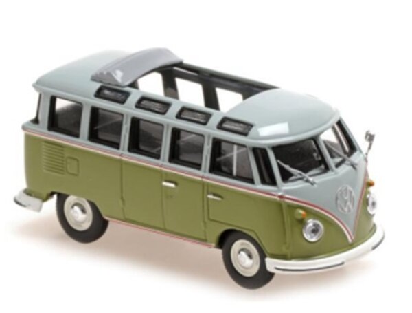 Volkswagen  Volkswagen T1 Samba Bus 1963 - 1:43 - MaXichamps Volkswagen  Volkswagen T1 Samba Bus 1963 - 1:43 - MaXichamps