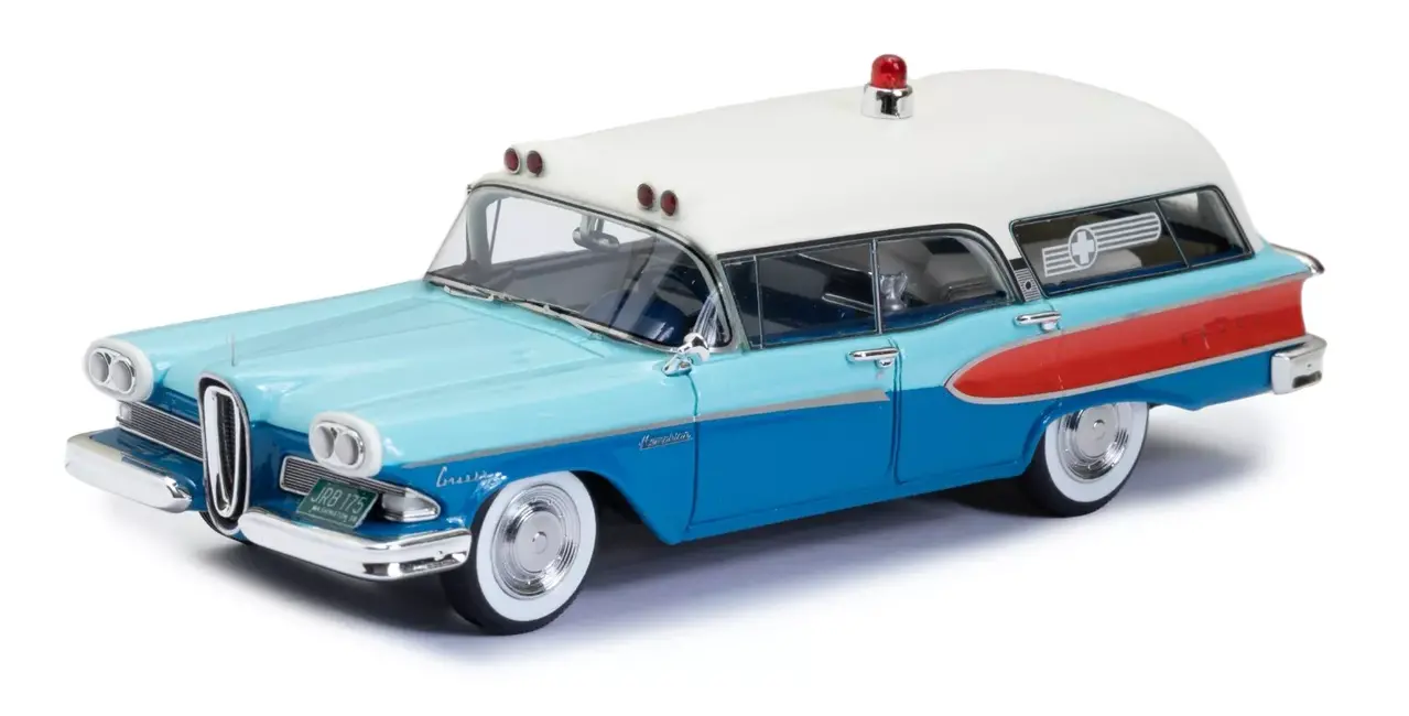 International Edsel Corsair Ambulance by Memphian Coachwork Co.  1958 - 1:43 - Esval Models International Edsel Corsair Ambulance by Memphian Coachwork Co.  1958 - 1:43 - Esval Models