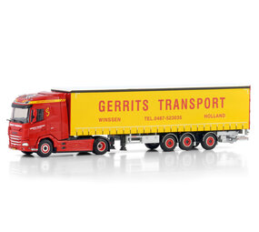 Daf DAF XG 4x2 + Tridec Curtainside Trailer 3 Axle 'Gerrits Transport' -1:50 - WSI Models Daf DAF XG 4x2 + Tridec Curtainside Trailer 3 Axle 'Gerrits Transport' -1:50 - WSI Models