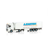 Daf DAF XF Space Cab (MY2017) 4x2 + Reefer Semitrailer 3 Axle 'A.Kanters' -1:50 - WSI Models Daf DAF XF Space Cab (MY2017) 4x2 + Reefer Semitrailer 3 Axle 'A.Kanters' -1:50 - WSI Models