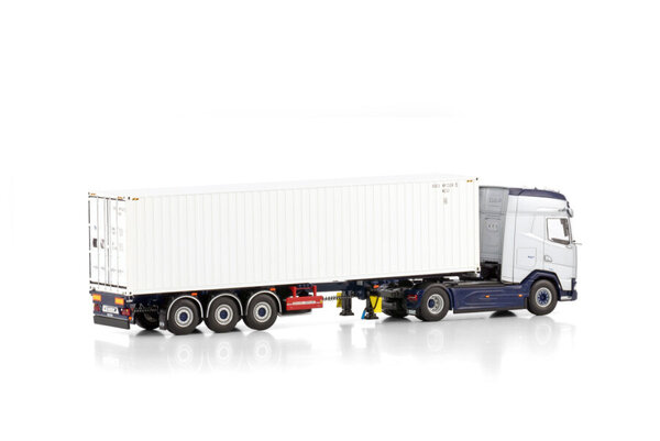 Daf DAF XG+ 4x2 +Flex Container Trailer 3 Axle + Container 40Ft 'Bernard & Bernard' -1:50 - WSI Models Daf DAF XG+ 4x2 +Flex Container Trailer 3 Axle + Container 40Ft 'Bernard & Bernard' -1:50 - WSI Models