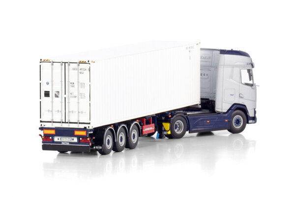 Daf DAF XG+ 4x2 +Flex Container Trailer 3 Axle + Container 40Ft 'Bernard & Bernard' -1:50 - WSI Models Daf DAF XG+ 4x2 +Flex Container Trailer 3 Axle + Container 40Ft 'Bernard & Bernard' -1:50 - WSI Models