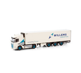 Daf DAF XF SH 4x2 + Reefer Trailer 3 Axle 'Willems Logistics' -1:50 - WSI Models Daf DAF XF SH 4x2 + Reefer Trailer 3 Axle 'Willems Logistics' -1:50 - WSI Models