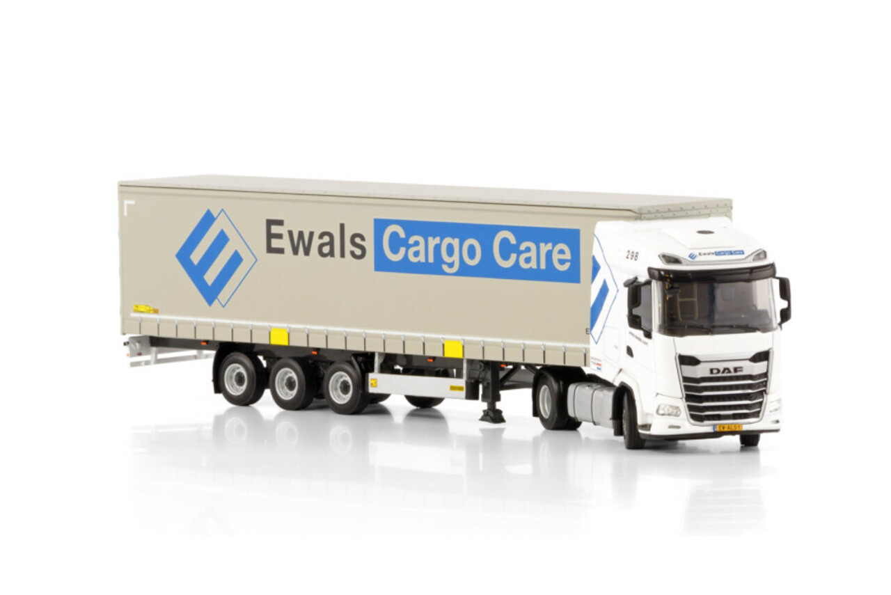 Daf DAF XG 4x2 + Curtainside Trailer 3 Axle 'Ewals Cargo Care' -1:50 - WSI Models