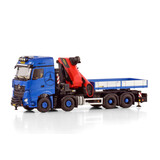 Mercedes-Benz Mercedes-Benz Arocs MP5 Big Space Ballast Truck 8x4 + Palfinger PK 1650 TEC + Jib - 1:50 - WSI Models