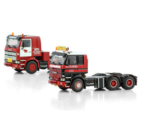 Scania Scania 142 2 Series 6x4 'Mammoet'  en 'Van Seumeren' (Classic SET) - 1:50 - WSI Models Scania Scania 142 2 Series 6x4 'Mammoet'  en 'Van Seumeren' (Classic SET) - 1:50 - WSI Models