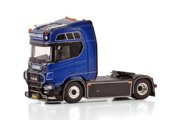 Scania Scania R Highline CR20H 6x2 Tag Axle + Tridec Reefer Trailer 3 Axle "Janssens Transport & Zn's"  - 1:50 - WSI Models Scania Scania R Highline CR20H 6x2 Tag Axle + Tridec Reefer Trailer 3 Axle "Janssens Transport & Zn's"  - 1:50 - WSI Models