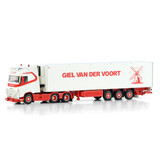 Volvo Volvo FH4 Globetrotter 6x2 Tag Axle + Reefer Trailer 3 Axle 'Giel Van Der Voort' - 1:50 - WSI Models
