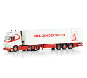 Volvo Volvo FH4 Globetrotter 6x2 Tag Axle + Reefer Trailer 3 Axle 'Giel Van Der Voort' - 1:50 - WSI Models Volvo Volvo FH4 Globetrotter 6x2 Tag Axle + Reefer Trailer 3 Axle 'Giel Van Der Voort' - 1:50 - WSI Models