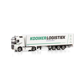 Volvo Volvo FH4 Globetrotter 4x2 + Box Trailer 3 Axle 'Kooiker Logistiek' - 1:50 - WSI Models Volvo Volvo FH4 Globetrotter 4x2 + Box Trailer 3 Axle 'Kooiker Logistiek' - 1:50 - WSI Models