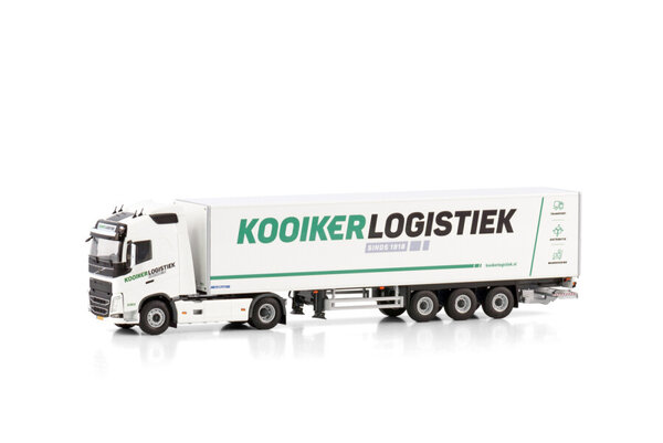 Volvo Volvo FH4 Globetrotter 4x2 + Box Trailer 3 Axle 'Kooiker Logistiek' - 1:50 - WSI Models