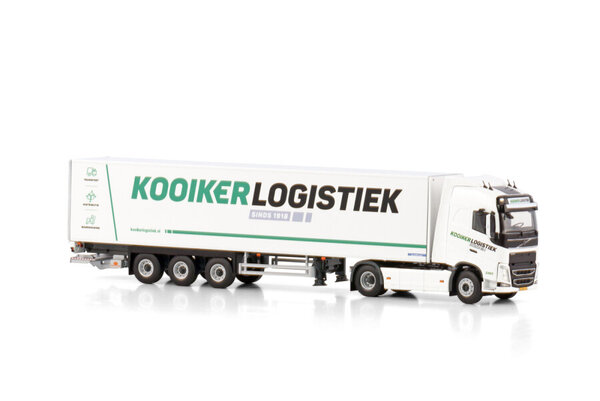 Volvo Volvo FH4 Globetrotter 4x2 + Box Trailer 3 Axle 'Kooiker Logistiek' - 1:50 - WSI Models