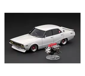 Nissan Nissan Skyline 2000 GT-X (GC110) + L28 Engine - 1:18 - Ignition Model Nissan Nissan Skyline 2000 GT-X (GC110) + L28 Engine - 1:18 - Ignition Model