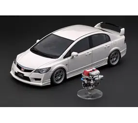 Honda Honda Civic (FD2) Type R + K20A Engine - 1:18 - Ignition Model