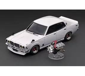 Nissan Nissan Bluebird U 2000GTX (G610) + L20 Engine - 1:18 - Ignition Model Nissan Nissan Bluebird U 2000GTX (G610) + L20 Engine - 1:18 - Ignition Model