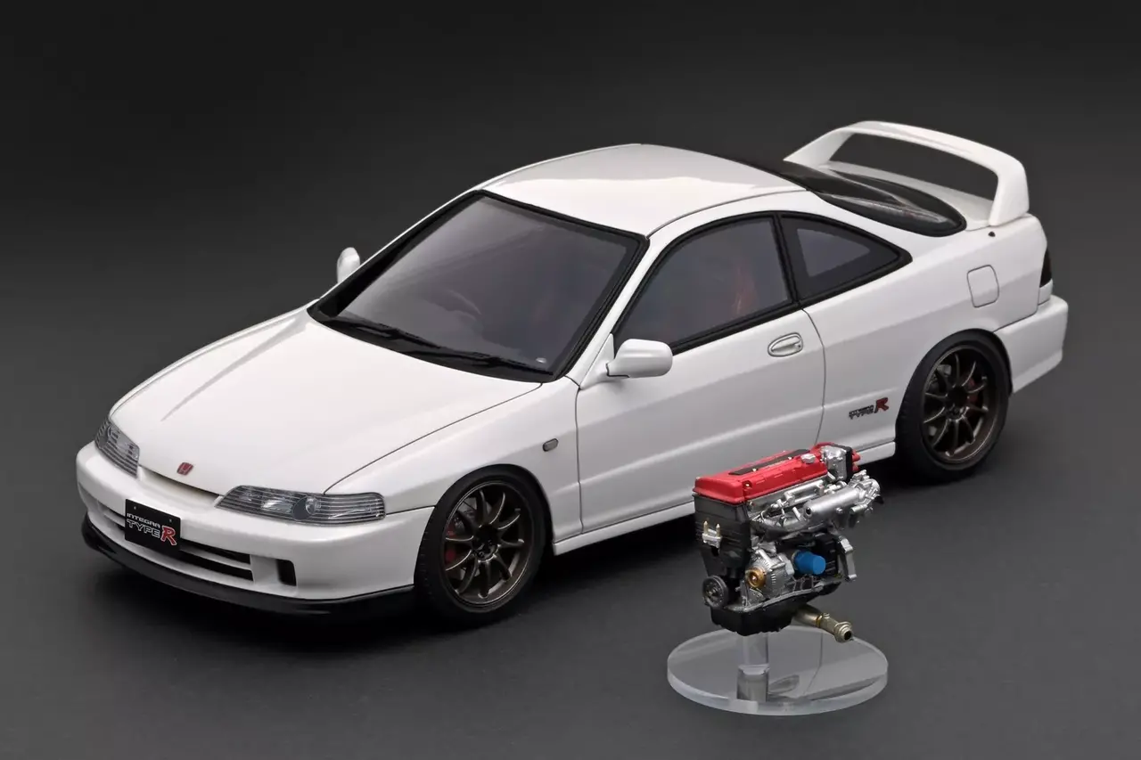 Honda Honda Integra (DC2) Type R + B18C VTEC Engine - 1:18 - Ignition Model