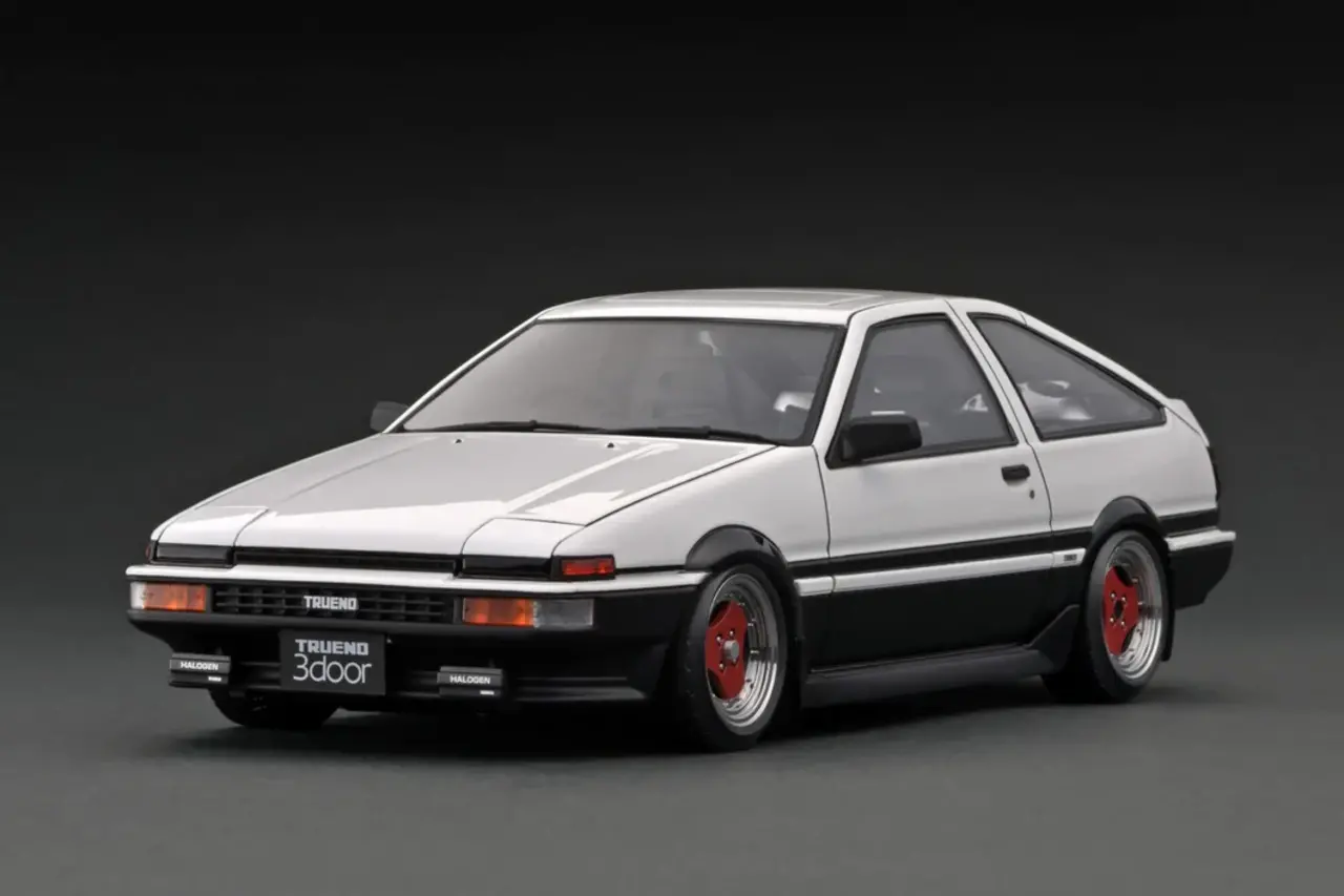 Toyota Toyota Sprinter Trueno 3 Door GT Apex (AE86) 'Advan A3A Wheels' - 1:18 - Ignition Model Toyota Toyota Sprinter Trueno 3 Door GT Apex (AE86) 'Advan A3A Wheels' - 1:18 - Ignition Model
