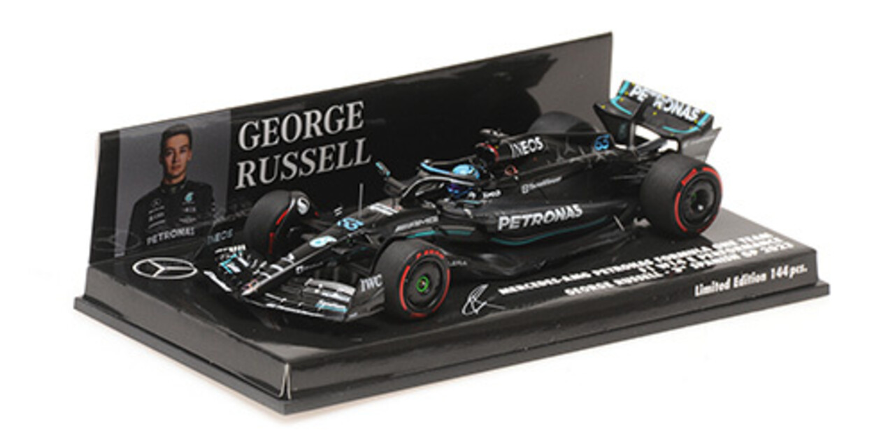 Formule 1 Mercedes-AMG Petronas F1 Team W14 E Perf. #63 3rd Spanish GP 2023 - 1:43 - Minichamps