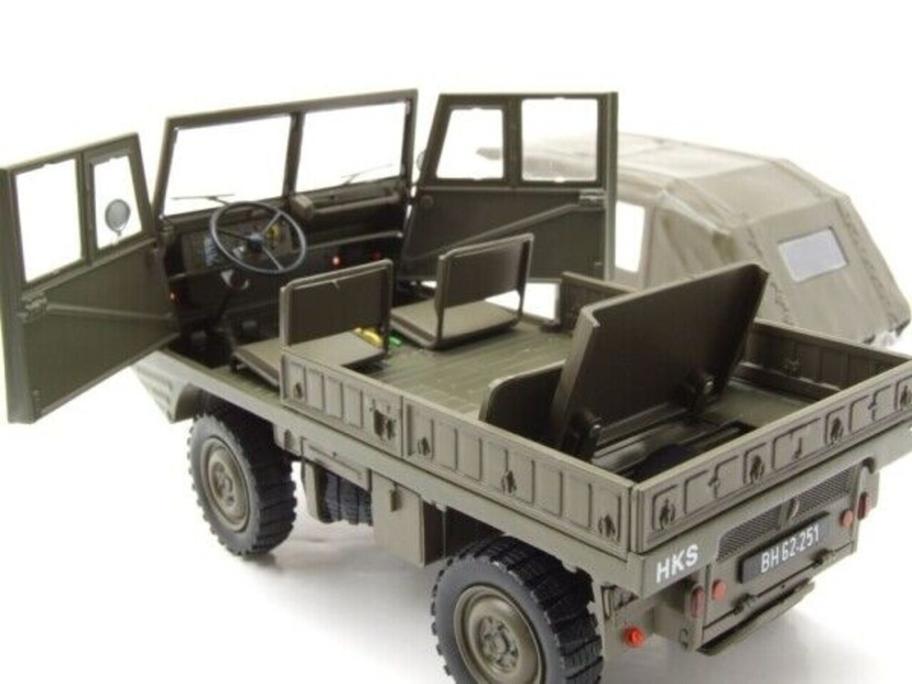 506-006 シュコー 1/18 trident Steyr-Puch Schuco 1:18 Steyr-Puch Haflinger year 1959-74 blue 450043900