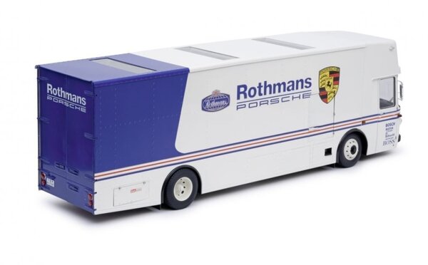 Mercedes-Benz Mercedes-Benz O317 Truck Car Transporter Porsche Rothmans 1984 - 1:18 - Schuco Mercedes-Benz Mercedes-Benz O317 Truck Car Transporter Porsche Rothmans 1984 - 1:18 - Schuco