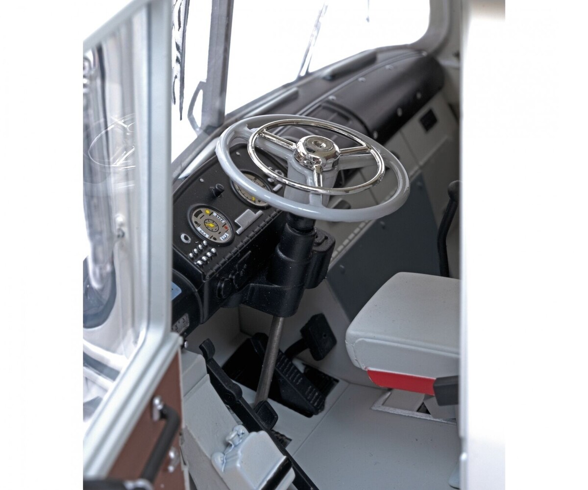 Mercedes-Benz Mercedes-Benz O317 Truck Car Transporter Porsche Martini Racing 1968 - 1:18 - Schuco