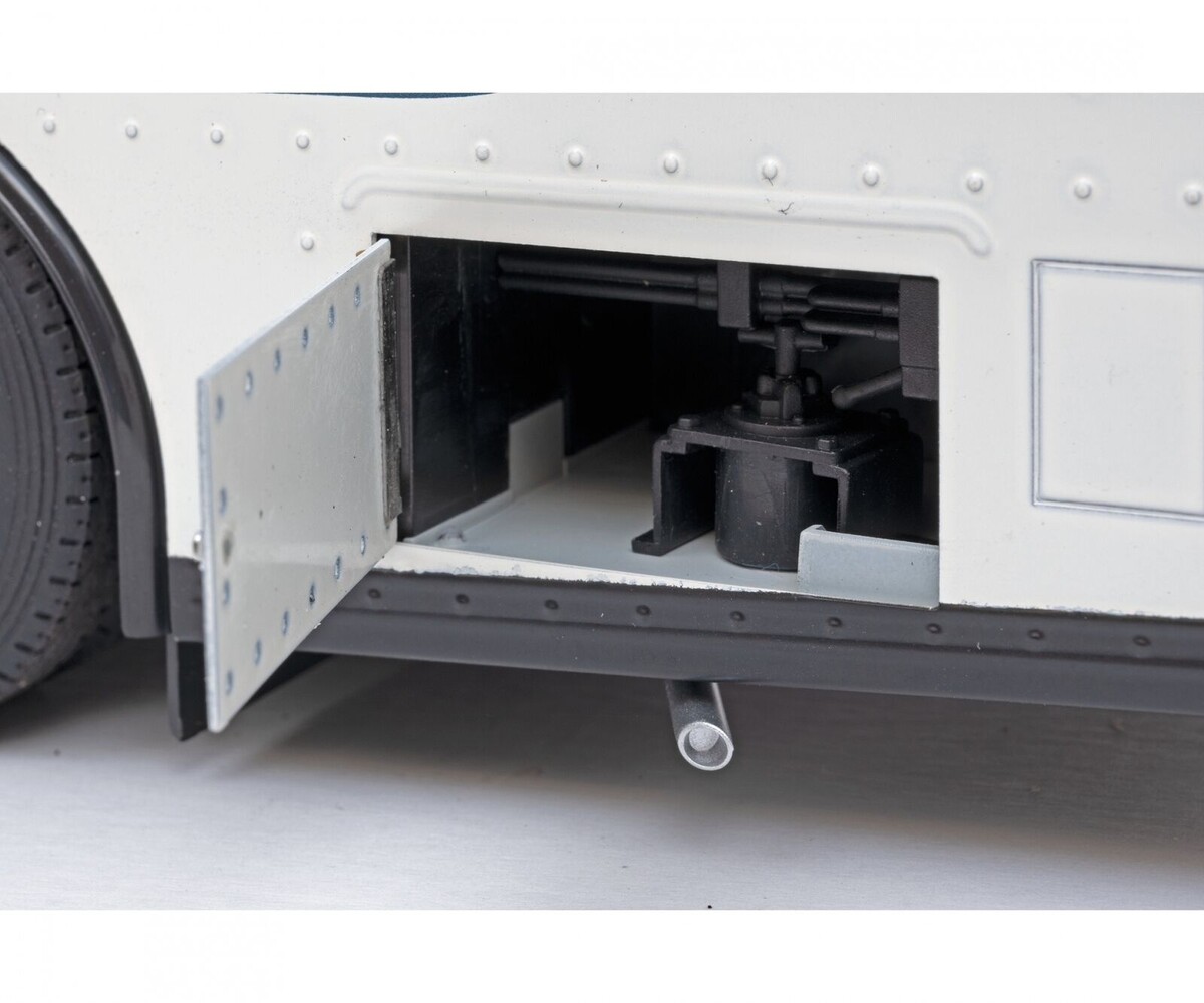 Mercedes-Benz Mercedes-Benz O317 Truck Car Transporter Porsche Martini Racing 1968 - 1:18 - Schuco