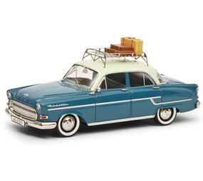 Opel Opel Kapitan Riviera 1957 + Roof Rack + Luggage - 1:43 - Schuco Opel Opel Kapitan Riviera 1957 + Roof Rack + Luggage - 1:43 - Schuco