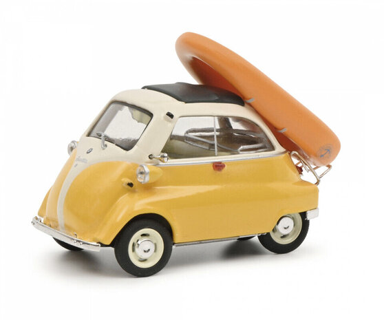 BMW BMW Isetta 1955 + Dinghy (Rubber Boat) - 1:43 - Schuco BMW BMW Isetta 1955 + Dinghy (Rubber Boat) - 1:43 - Schuco