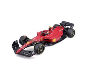 Formule 1 Ferrari F1-75 #55 Season 2022 (C.Sainz) - 1:18 - Bburago Formule 1 Ferrari F1-75 #55 Season 2022 (C.Sainz) - 1:18 - Bburago
