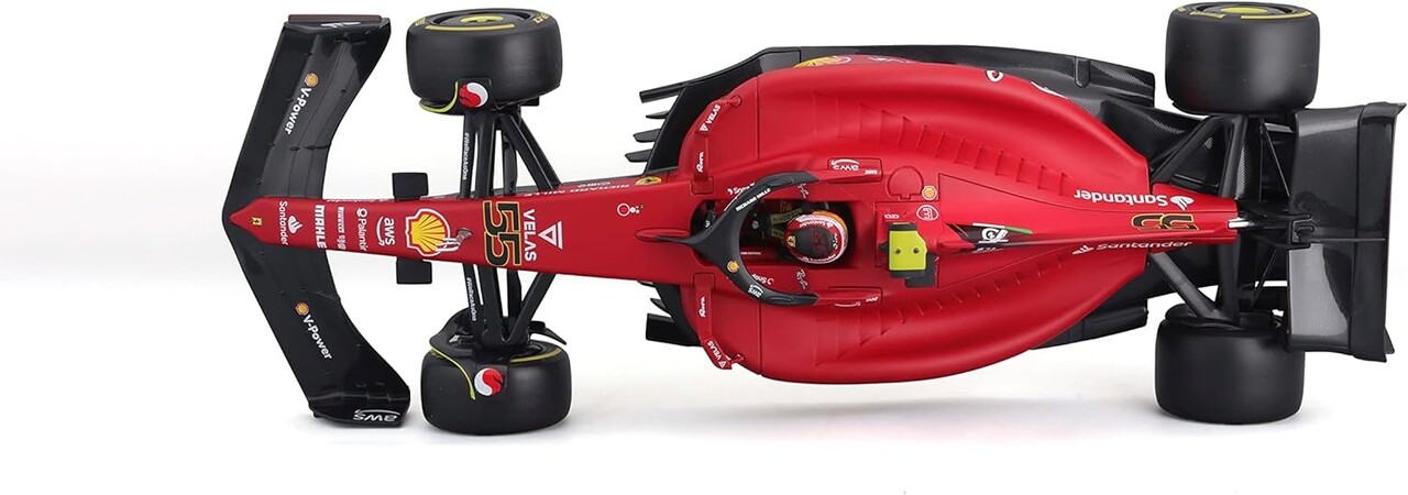 Formule 1 Ferrari F1-75 #55 Season 2022 (C.Sainz) - 1:18 - Bburago Formule 1 Ferrari F1-75 #55 Season 2022 (C.Sainz) - 1:18 - Bburago