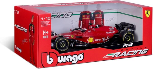 Formule 1 Ferrari F1-75 #16 (C. Leclerc) - 1:18 - Bburago