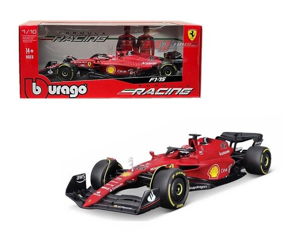 Formule 1 Ferrari F1-75 #16 (C. Leclerc) - 1:18 - Bburago