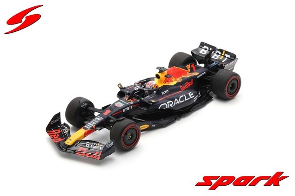 Formule 1 Red Bull Oracle RB19 #1 Winner GP Spain 2023 40th Career Win Max Verstappen - 1:18 - Spark